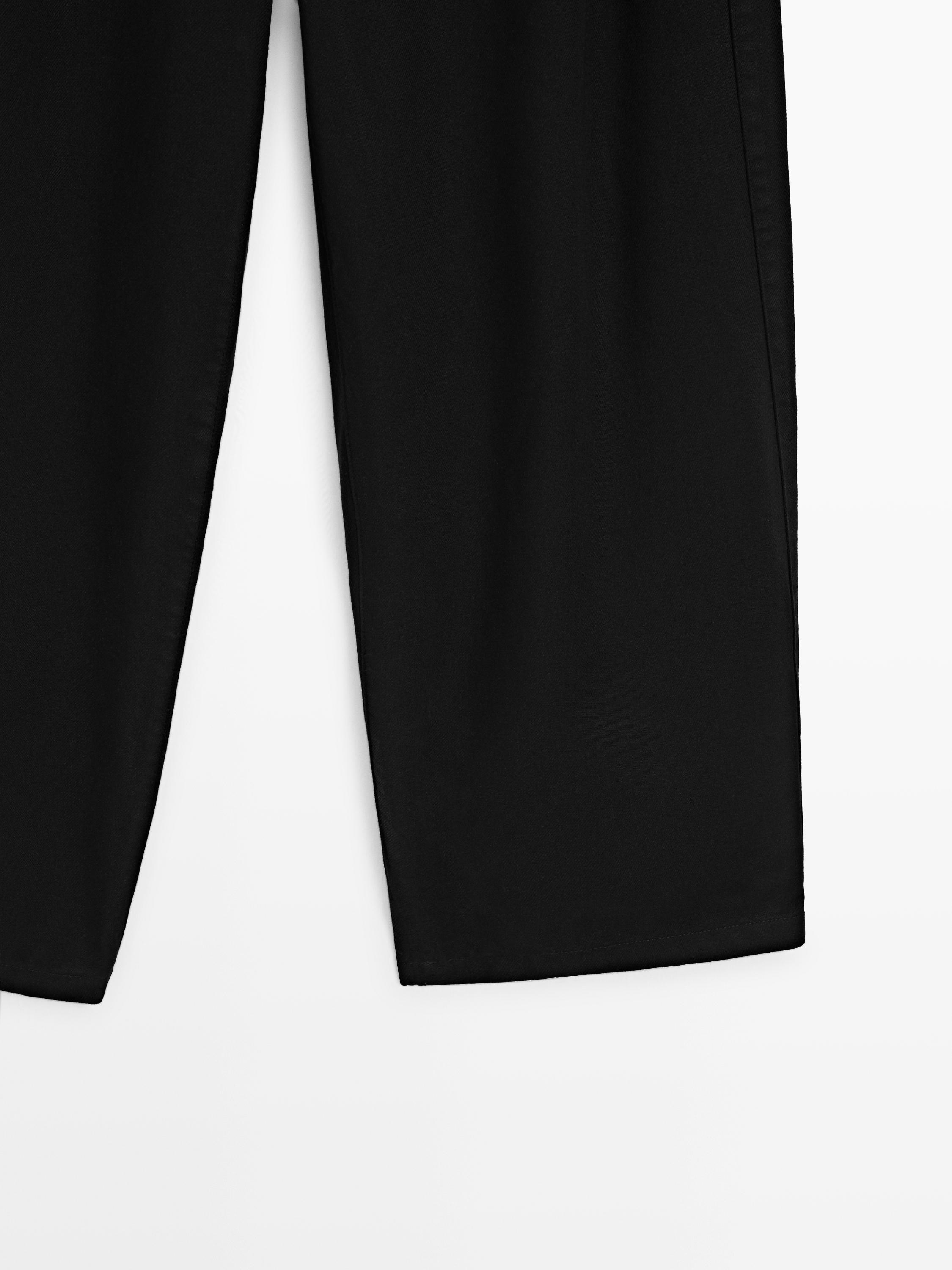 Pantalon barrel fluide